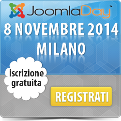 Banner per l'iscrizione al JoomlaDay